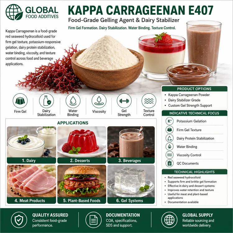 Kappa Carrageenan food additive food additive ingredient illustration