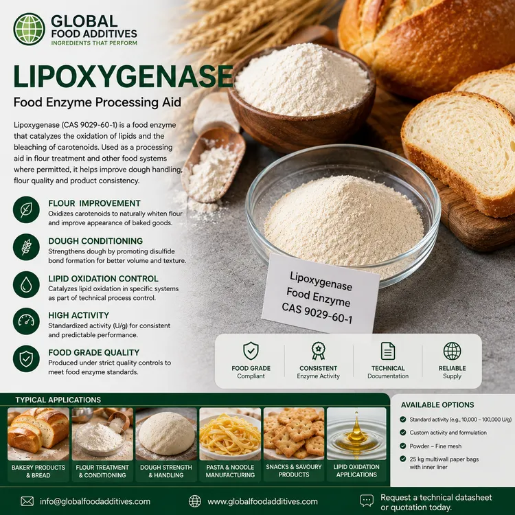Lipoxygenase food additive food additive ingredient illustration