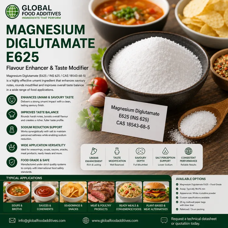 Magnesium Diglutamate food additive food additive ingredient illustration