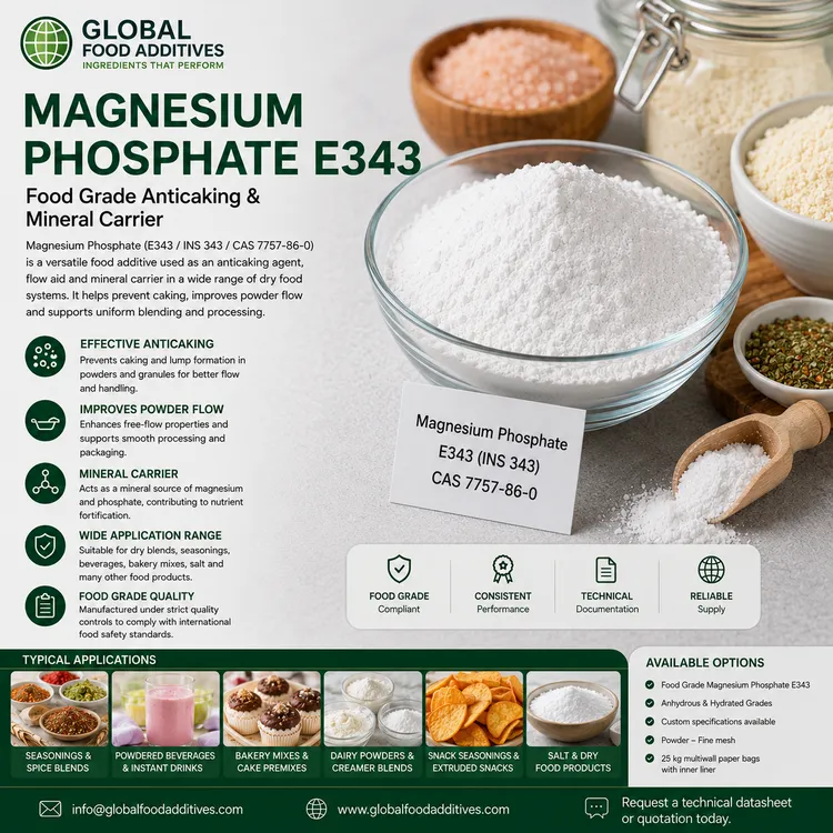 Magnesium Phosphate food additive food additive ingredient illustration