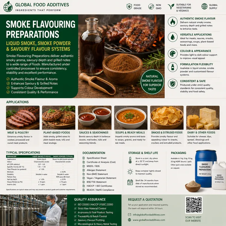 Smoke Flavouring Preparations food additive food additive ingredient illustration